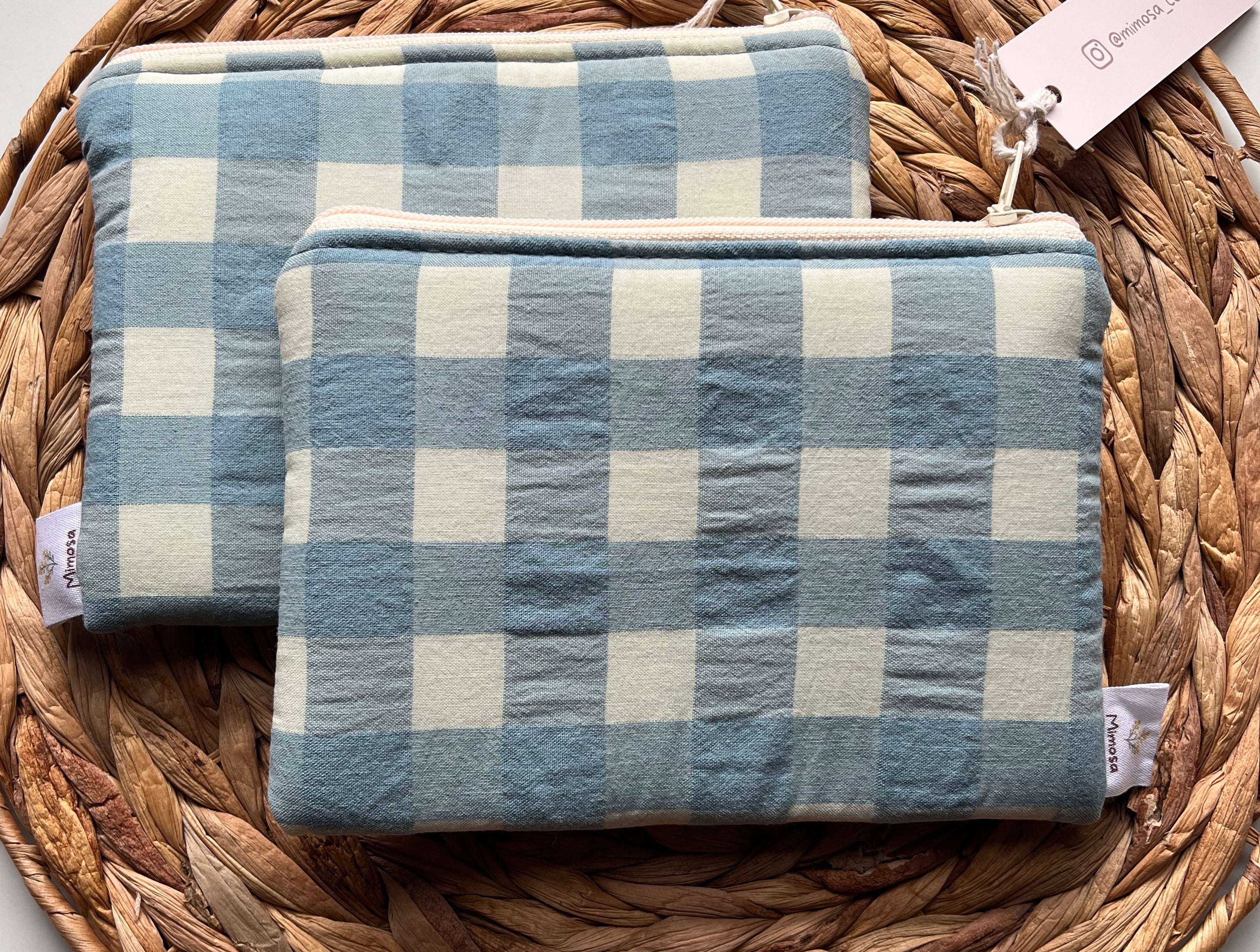 Estuche Laura Cuadros Azul
