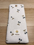 Funda gafas cerezas