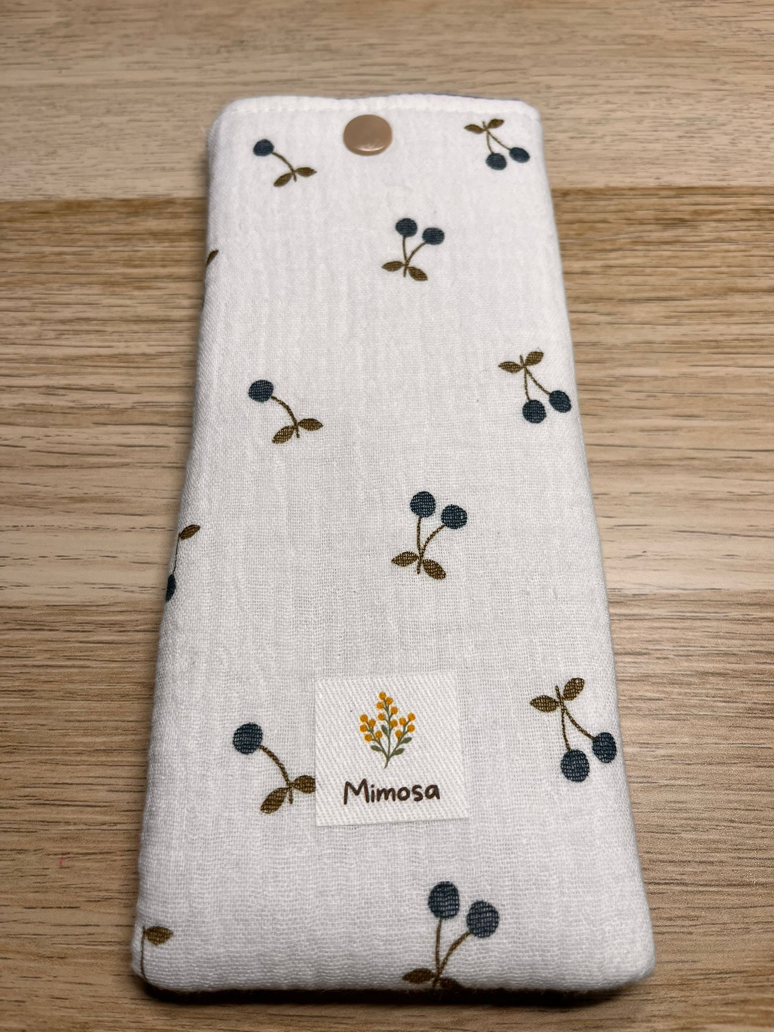Funda gafas cerezas