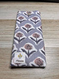 Funda Paula flor gris